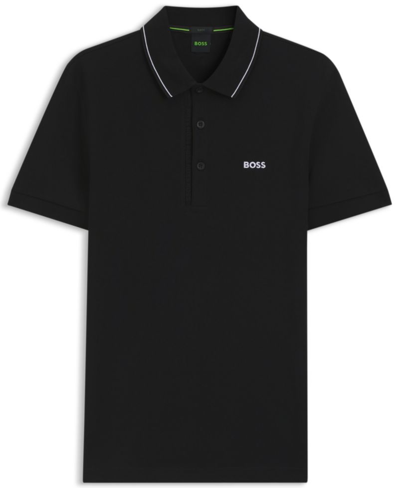 Men's Tonal Logo Slim-Fit Polo Shirt