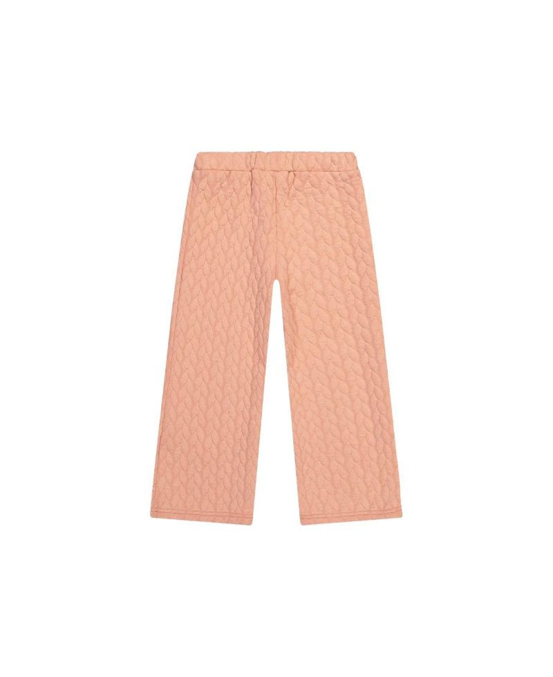 Little and Big Girl (6Y - 14Y) Wide Leg Jacquard Pants
