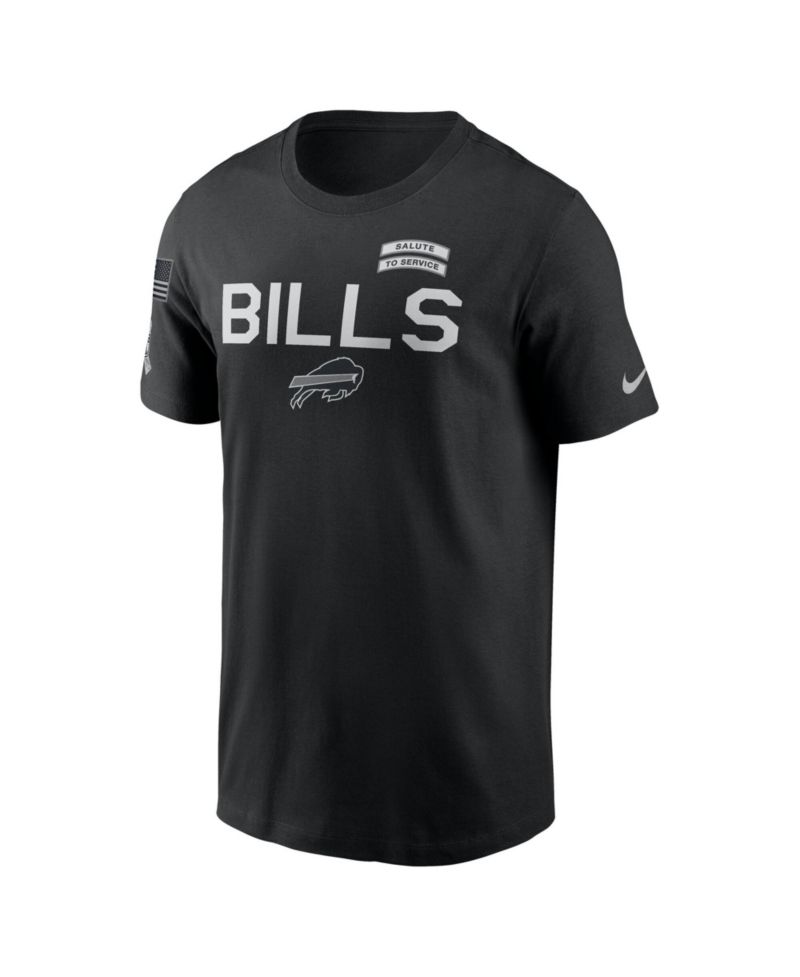 Men's Black Buffalo Bills 2026 Salute to Service Sideline Dri-FIT T-Shirt