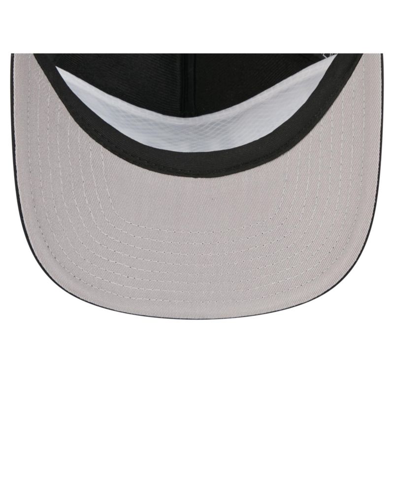 Men's Black Detroit Lions Throwback Foam 19TWENTY Adjustable Hat