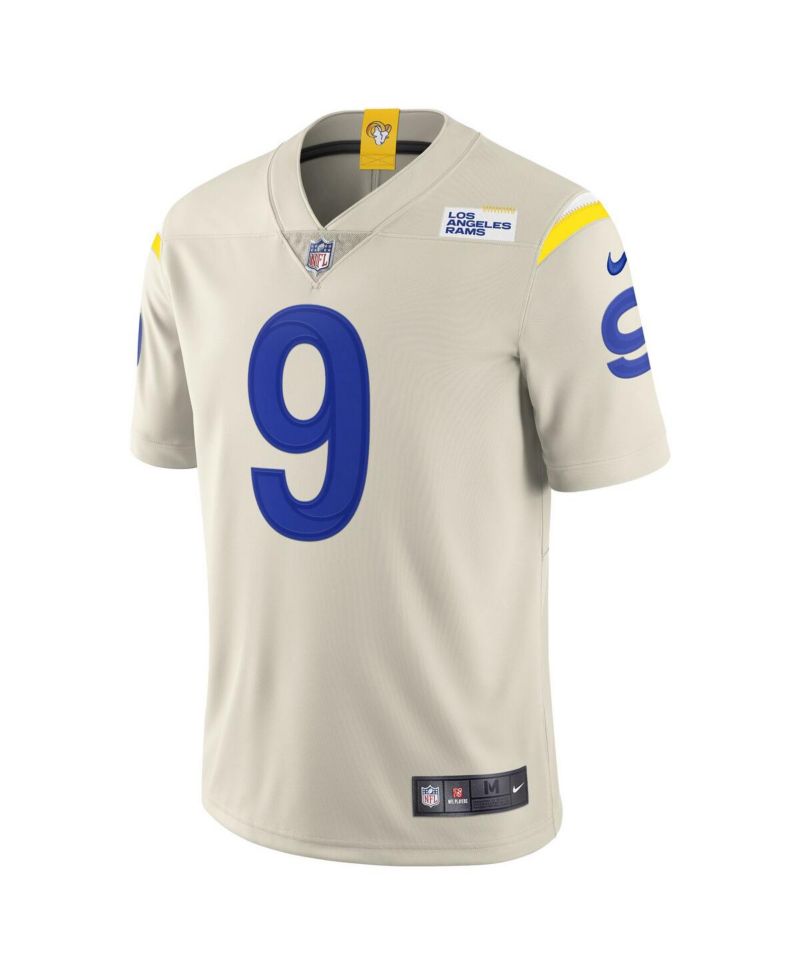 Men's Matthew Stafford Bone Los Angeles Rams Vapor Limited Jersey