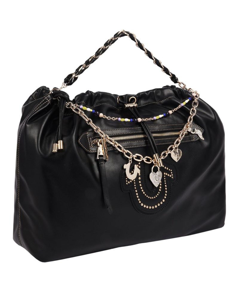 Women's Vintage Chain Soft Hobo Bag