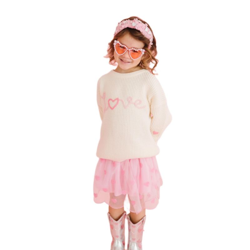 Baby Girls Mini Sequin Hearts Tutu