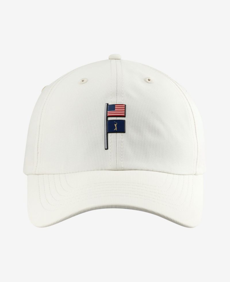 Men's Cream THE PLAYERS Original Performance Adjustable Hat