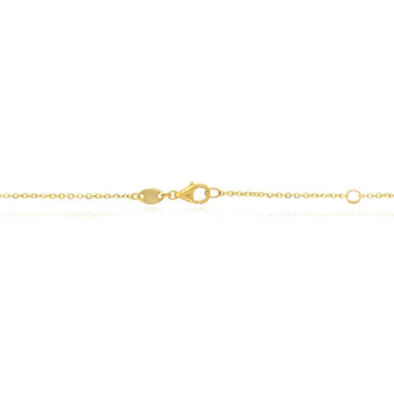 Malachite CZ Butterfly Necklace 14K Gold-Plated Sterling Silver