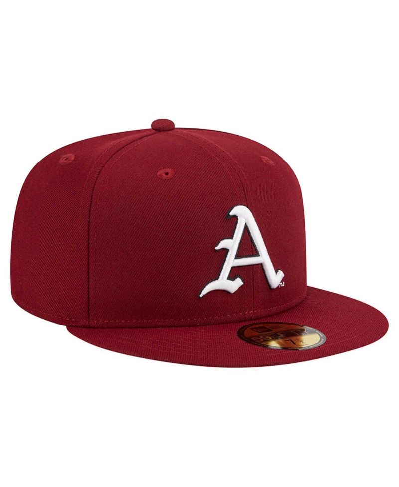 Men's Cardinal Arkansas Razorbacks 59FIFTY Fitted Hat