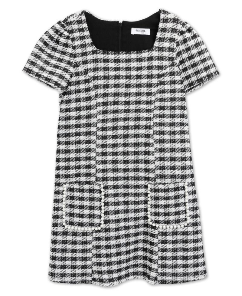 Girls' 7-16 Short-Sleeve Dress