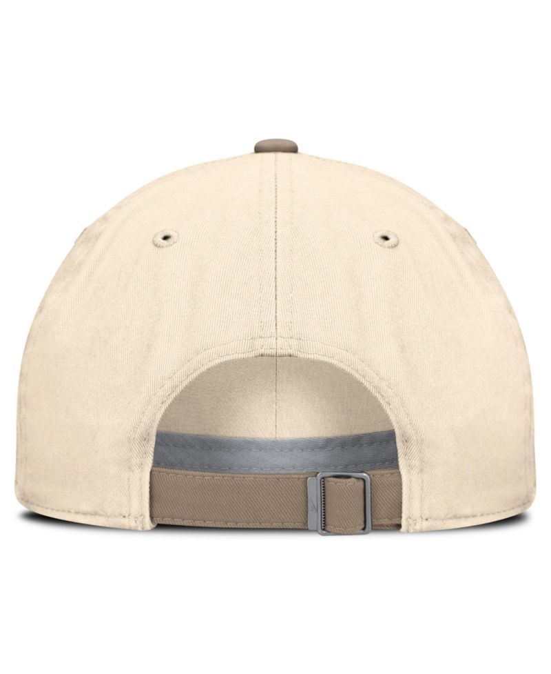 Men's Natural/Khaki Clemson Tigers Two-Tone Club Adjustable Hat