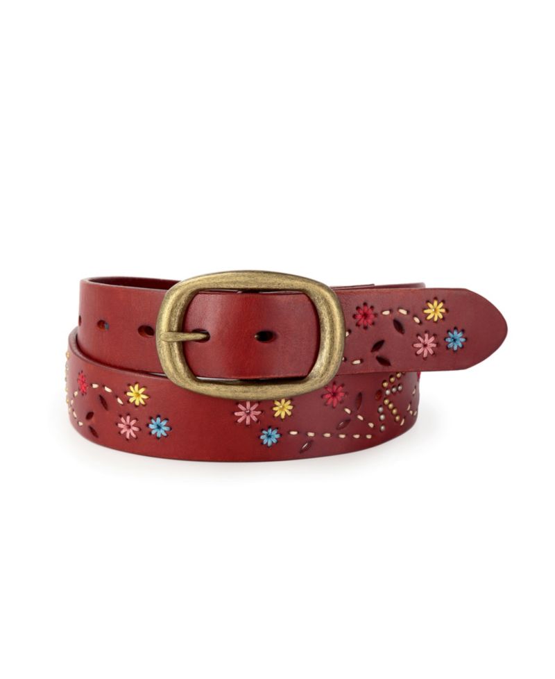 Women's Blossom Leather Belt