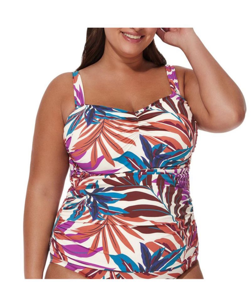Women's Plantopia Tankini Top Size/Full Figure
