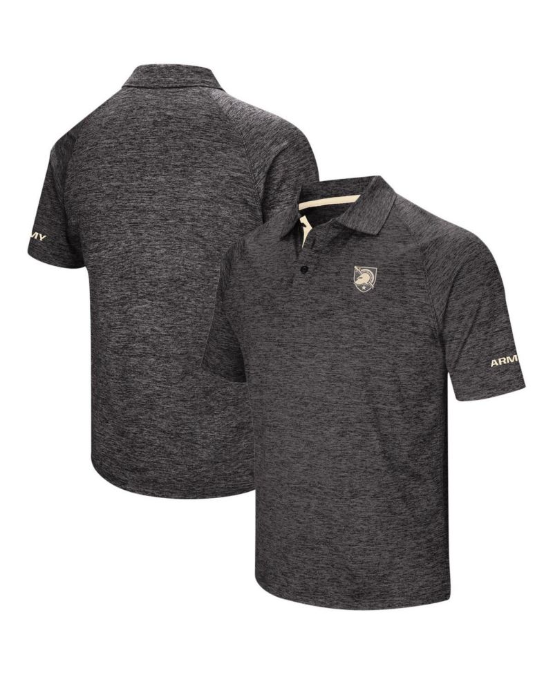 Men's Black Army Black Knights Big and Tall Down Swing Polo Shirt