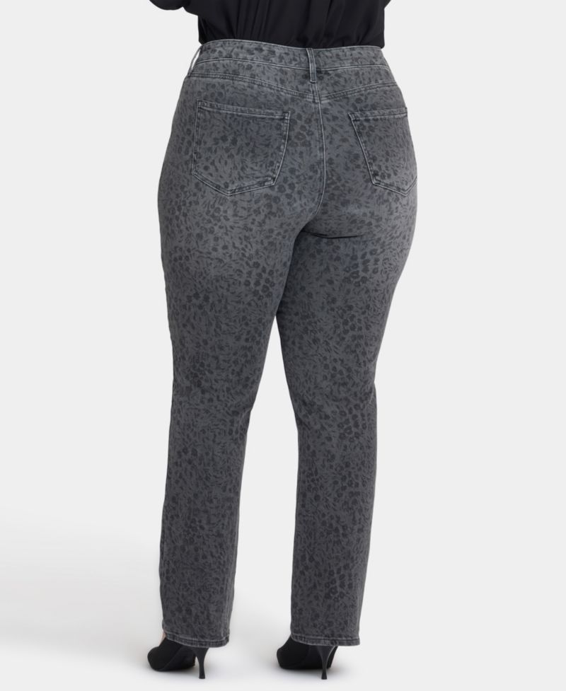 Plus Size High Rise Marilyn Straight Jeans
