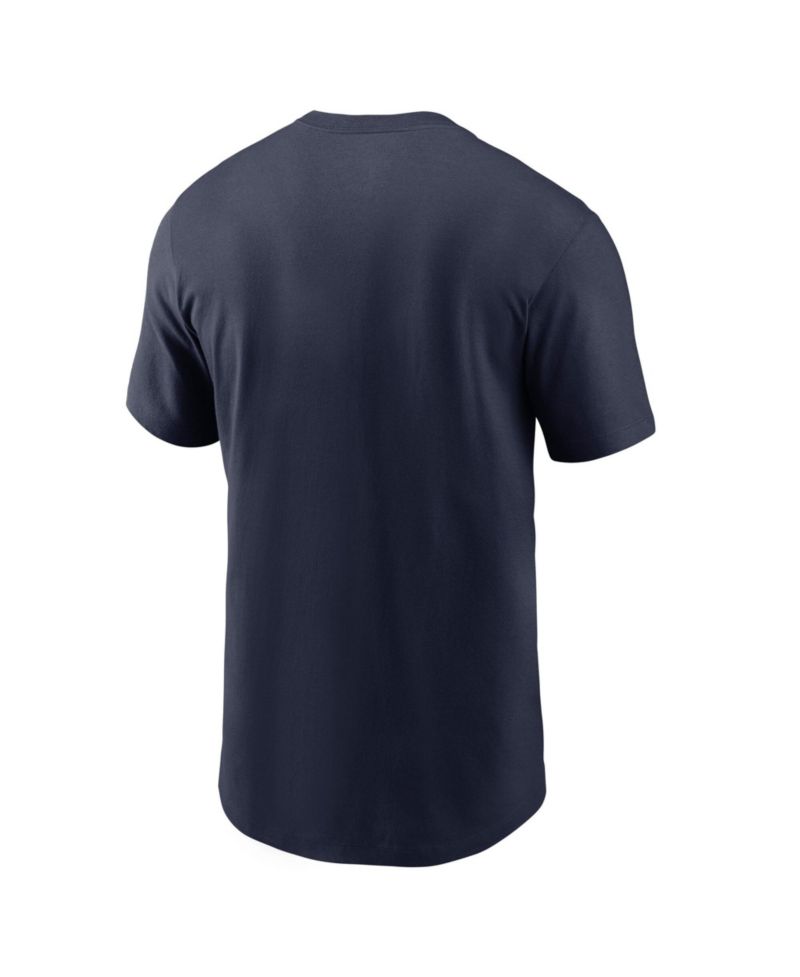 Men's Navy North Carolina Tar Heels Legacy Stacked Established T-Shirt