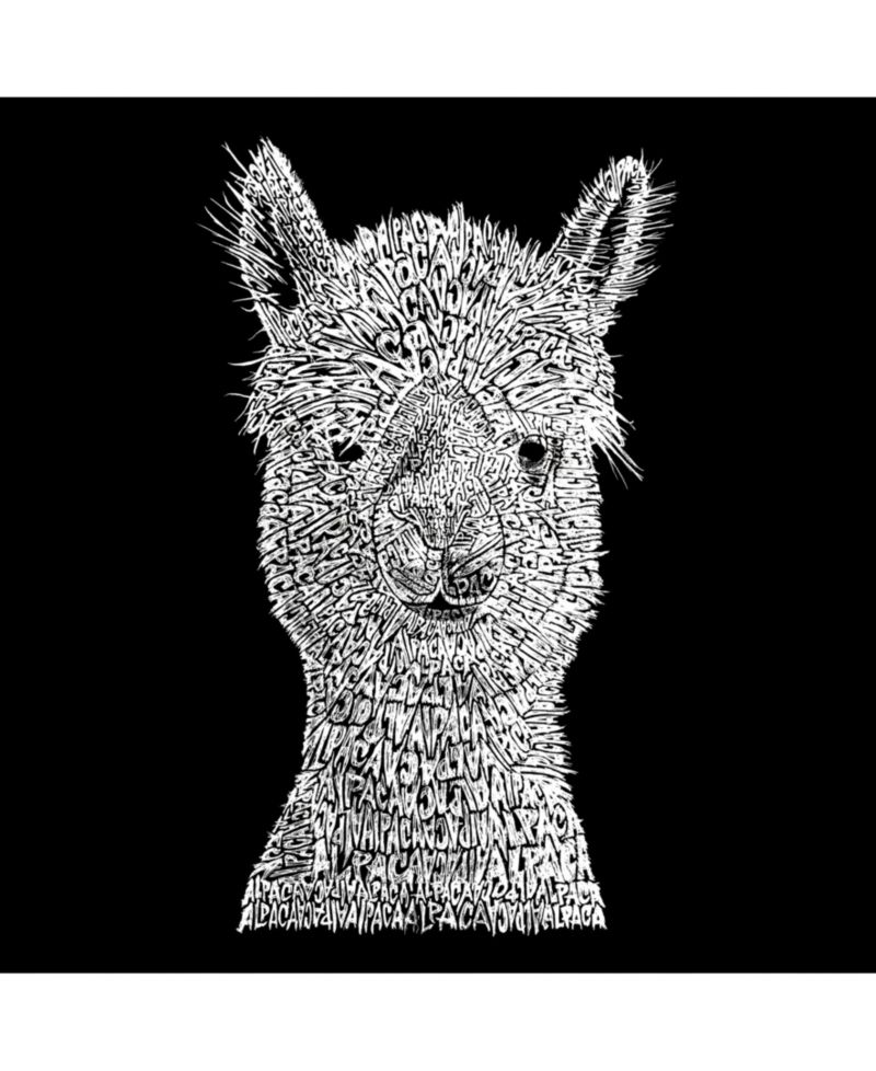 Men's Word Art - Alpaca Long Sleeve T-Shirt