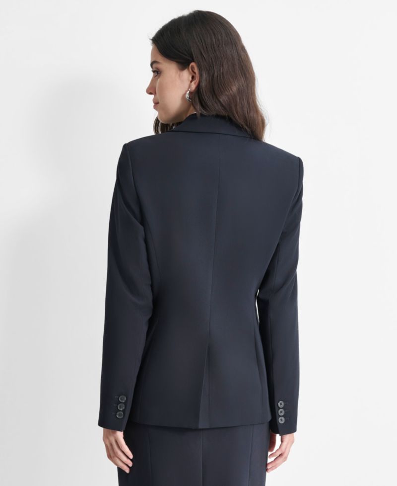 Women’s Single-Button-Front Long-Sleeve Blazer