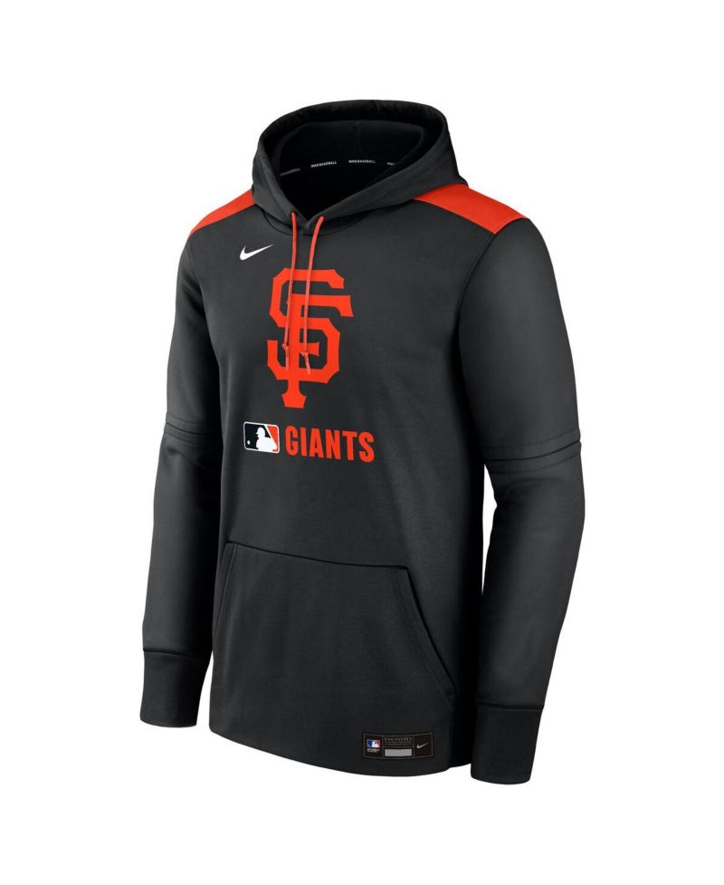 Men's Black San Francisco Giants Authentic Collection Performance Pullover Hoodie