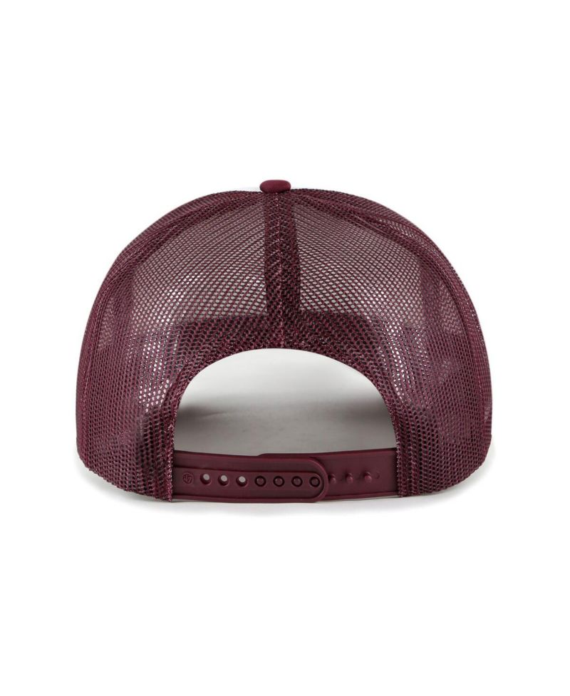 Men's White, Maroon Texas A&M Aggies Article Foam Front Trucker Hat