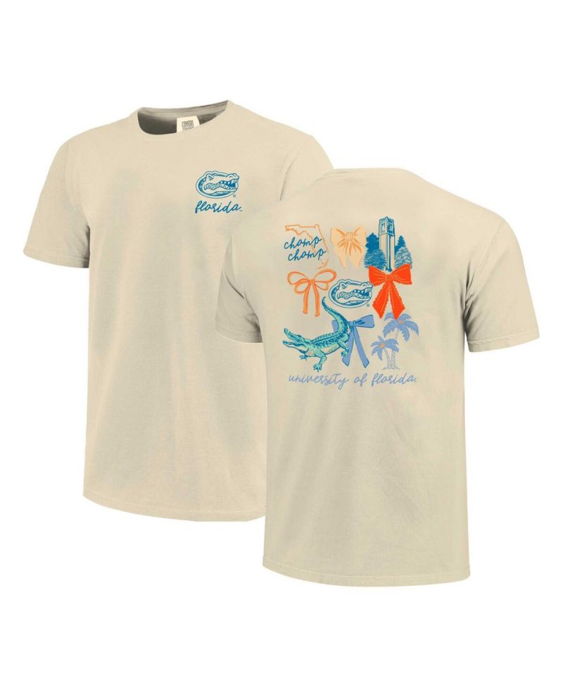 Men's and Women's Natural Florida Gators Comfort Colors Coquette T-Shirt