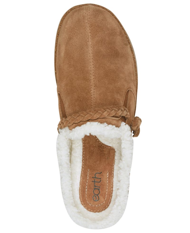 Women's Rosalin Suede Braided Slip-On Clogs