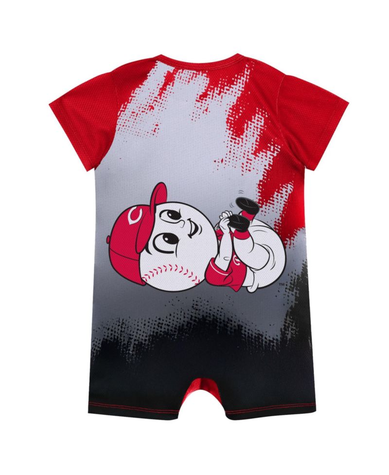 Baby Boys and Girls Red Cincinnati Reds Baby Mascot Bodysuit