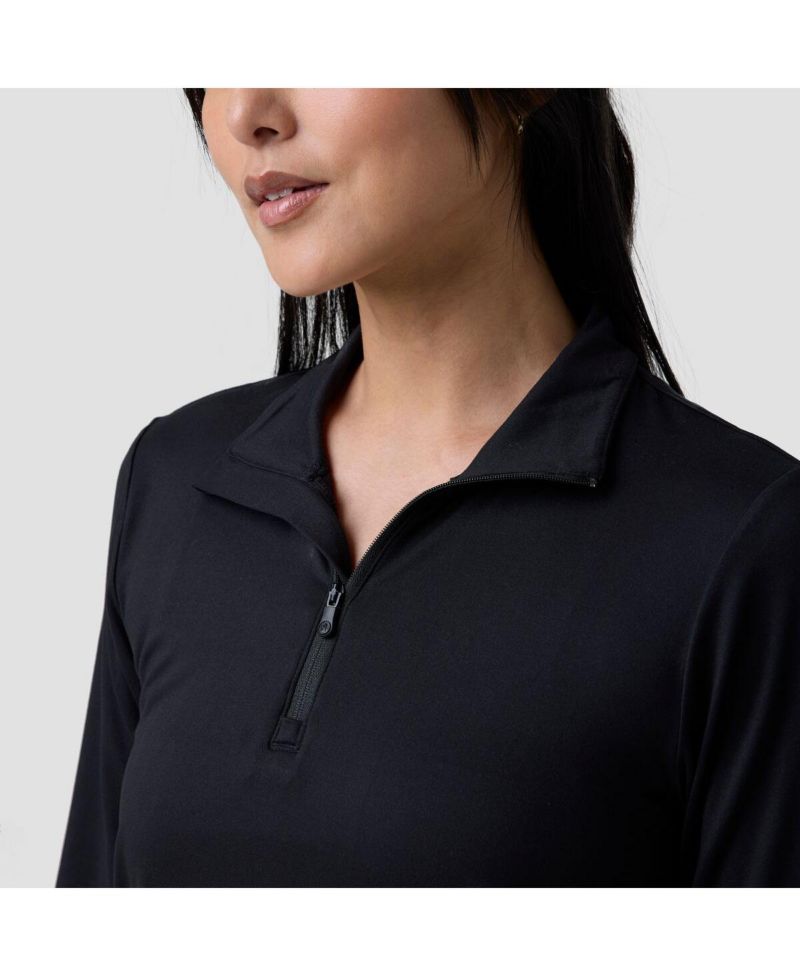 Women's BGA Destination 1/4-Zip Pullover Long Sleeve Performance Tops
