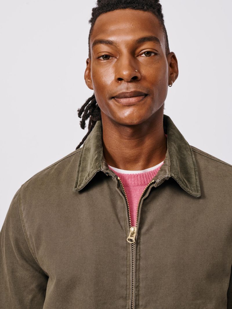 Men's Newland Canvas Harrington Utility Jacket