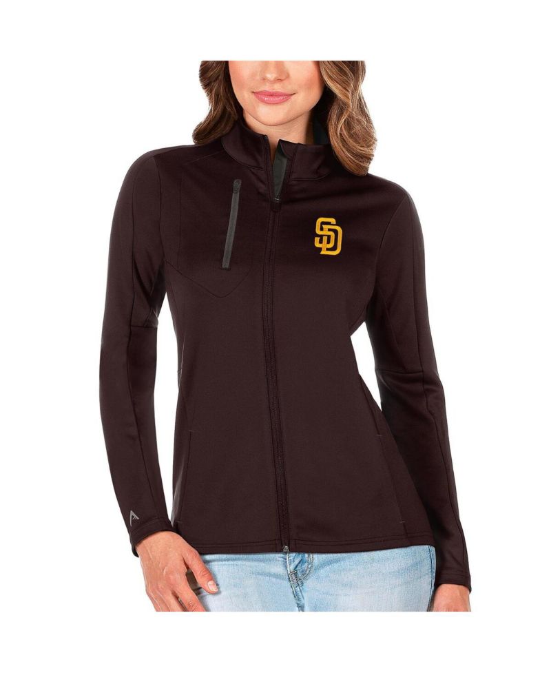 Women's Brown/Charcoal San Diego Padres Generation Full-Zip Jacket