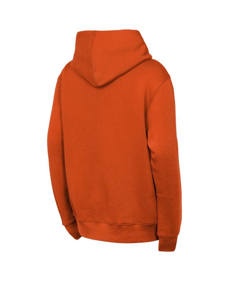 Big Boys and Girls Classic Orange Philadelphia Flyers Back to Basics Hoodie