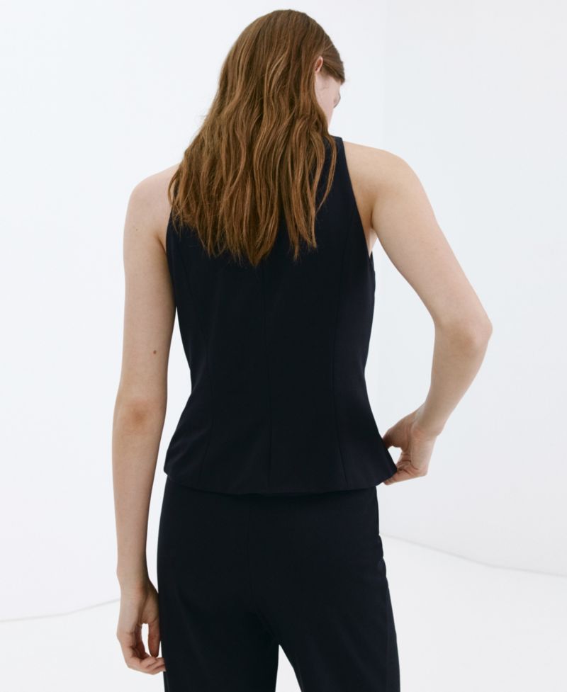 Women's Zipper Fitted Vest
