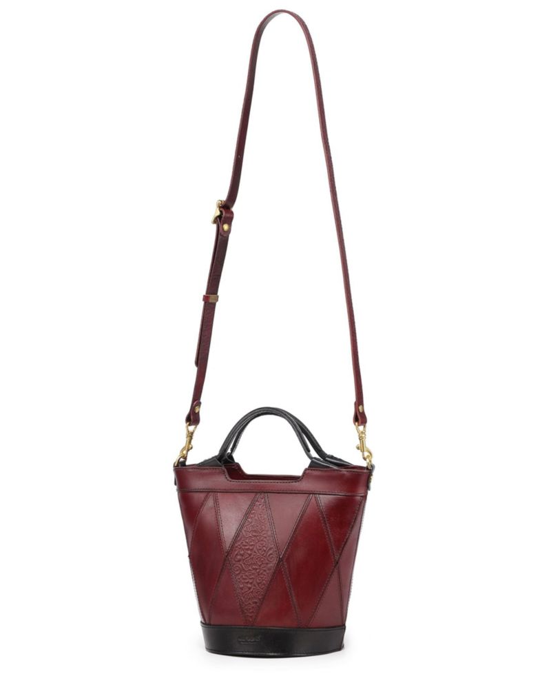 Primrose Mini Leather Crossbody Tote Bag
