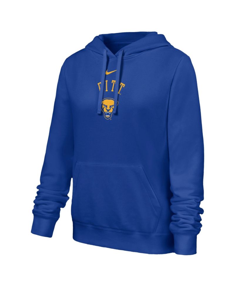 Women's Pitt Panthers Club Screen-Print Graphic Semi-Brushed Fleece Hoodie