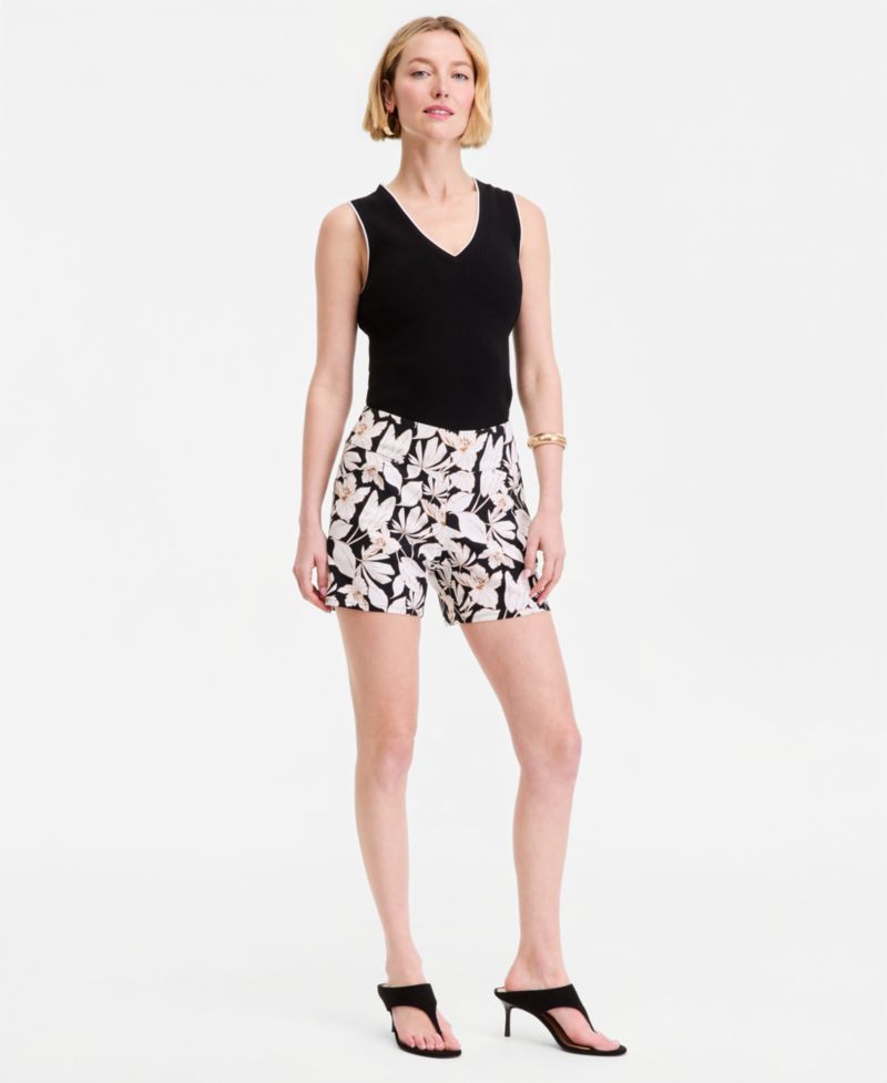 Women's Printed Bengaline Shorts
