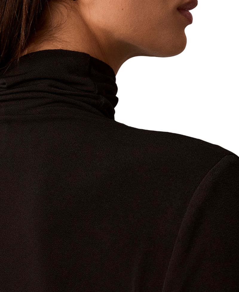 Women's Long-Sleeve Crepe Jersey Top