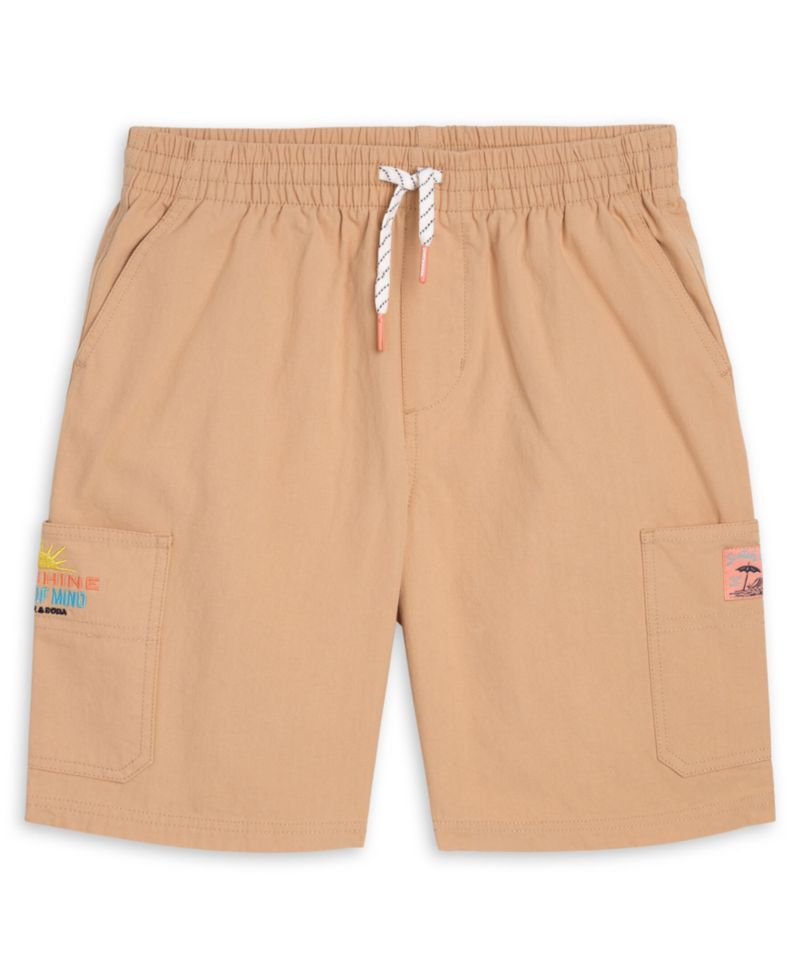 Boys' 8-16 Cargo Pull-On Shorts