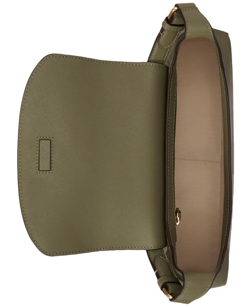 Schylar Crosshatch Leather Small Slim Shoulder Bag