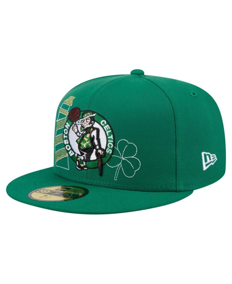 Men's Kelly Green Boston Celtics State Stitch 59FIFTY Fitted Hat