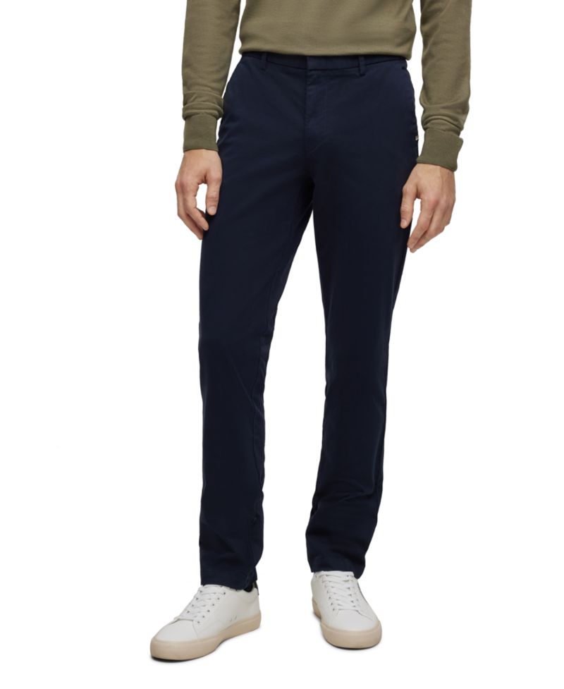 Men's Stretch-Cotton Gabardine Slim-Fit Chinos
