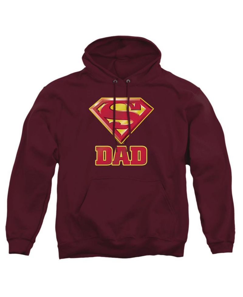 Men's Super Dad Graphic Pull-Over Hoodie