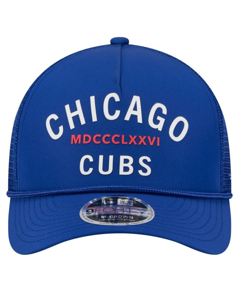 Men's Royal Chicago Cubs Minimalist 9FORTY A-Frame Adjustable Hat