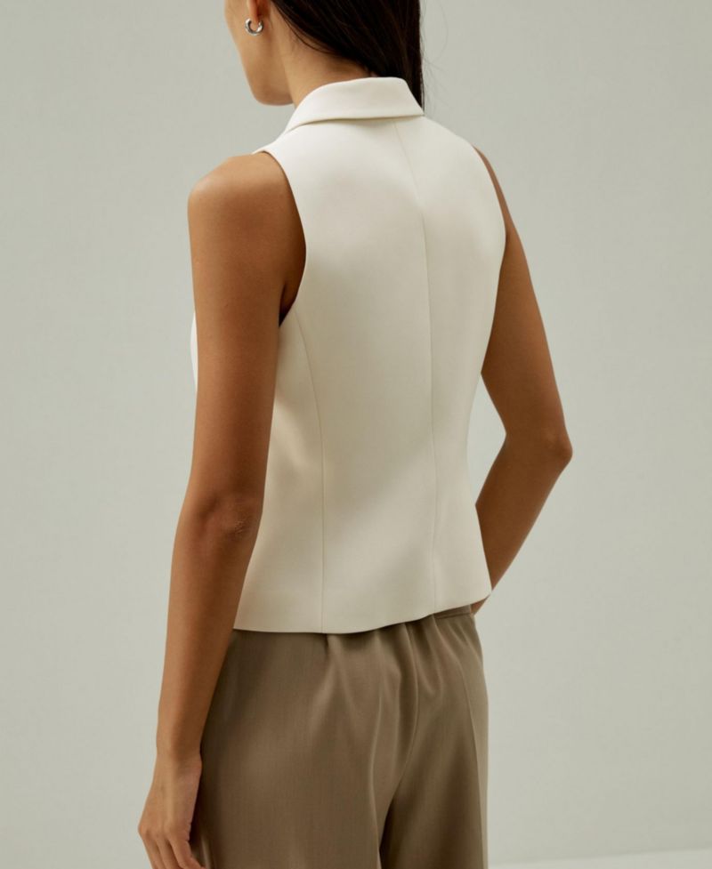 Women's Silk Suit Vest