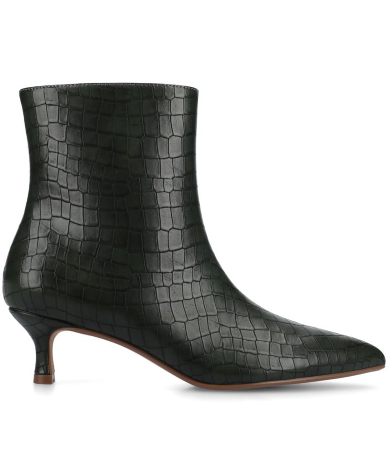 Women's Arely Kitten Heel Pointed Toe Dress Booties