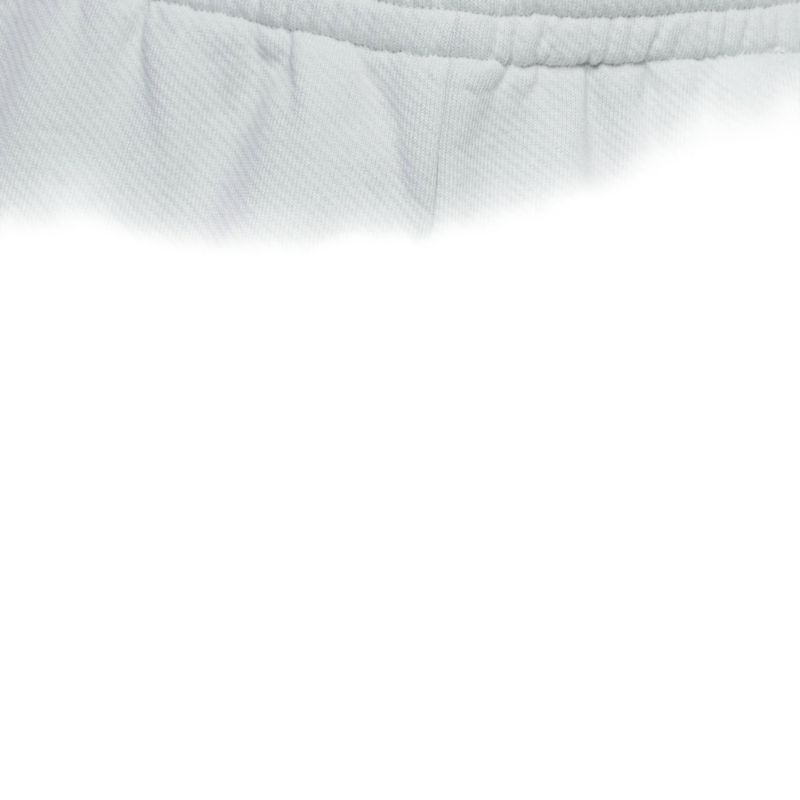 Women's White Print Cotton Drawstring Straight Leg Pants
