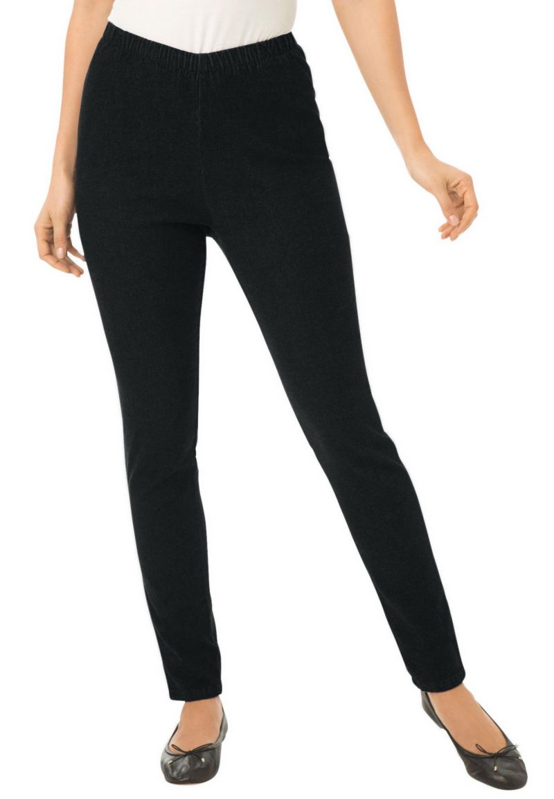 Women's Within Fineline Stretch Denim Skinny Pull-On Jeans