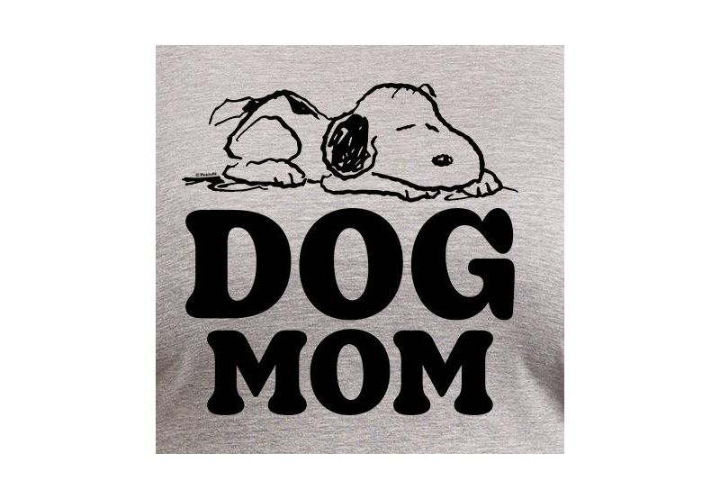 Trendy Peanuts Dog Mom Plus Size Graphic Tank