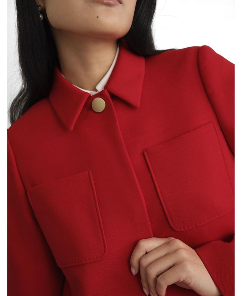 Women's Nessie Boxy Collard Jacket