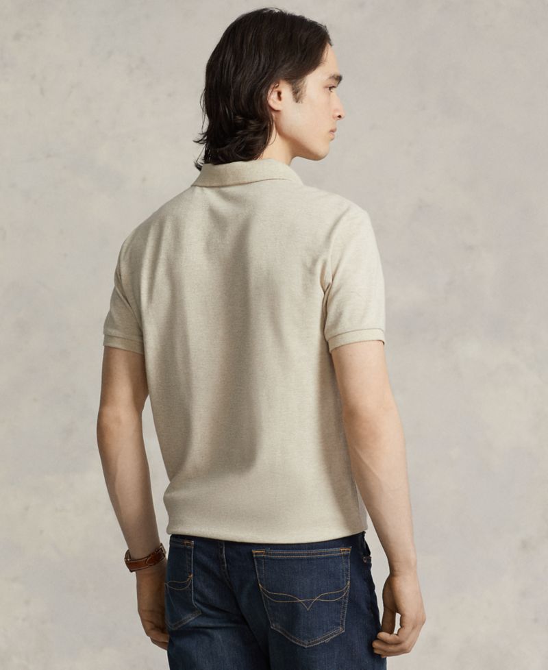 Men's Cotton Custom Slim Fit Mesh Polo Shirt