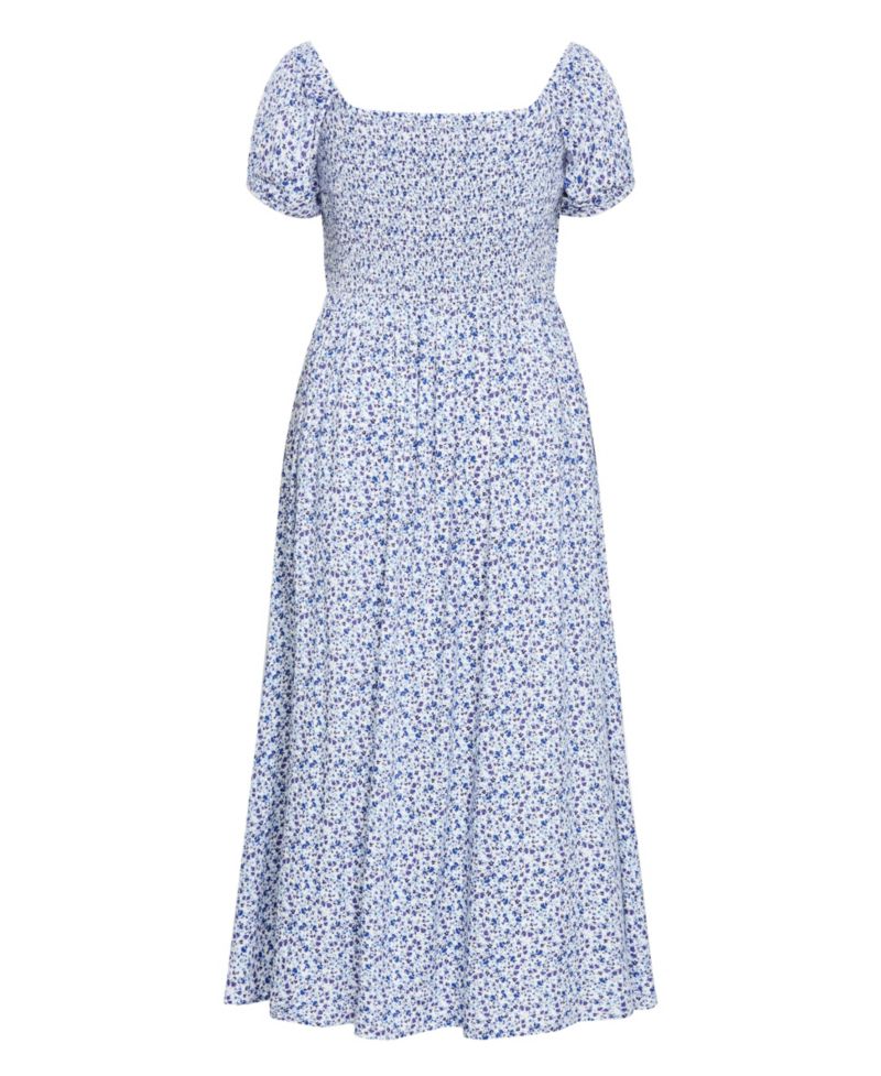 Women's Abbie Short Sleeve Floral Print Maxi Dress