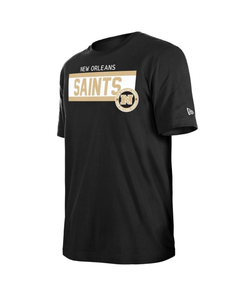 Men's Black New Orleans Saints 3rd Down High Density Print T-Shirt