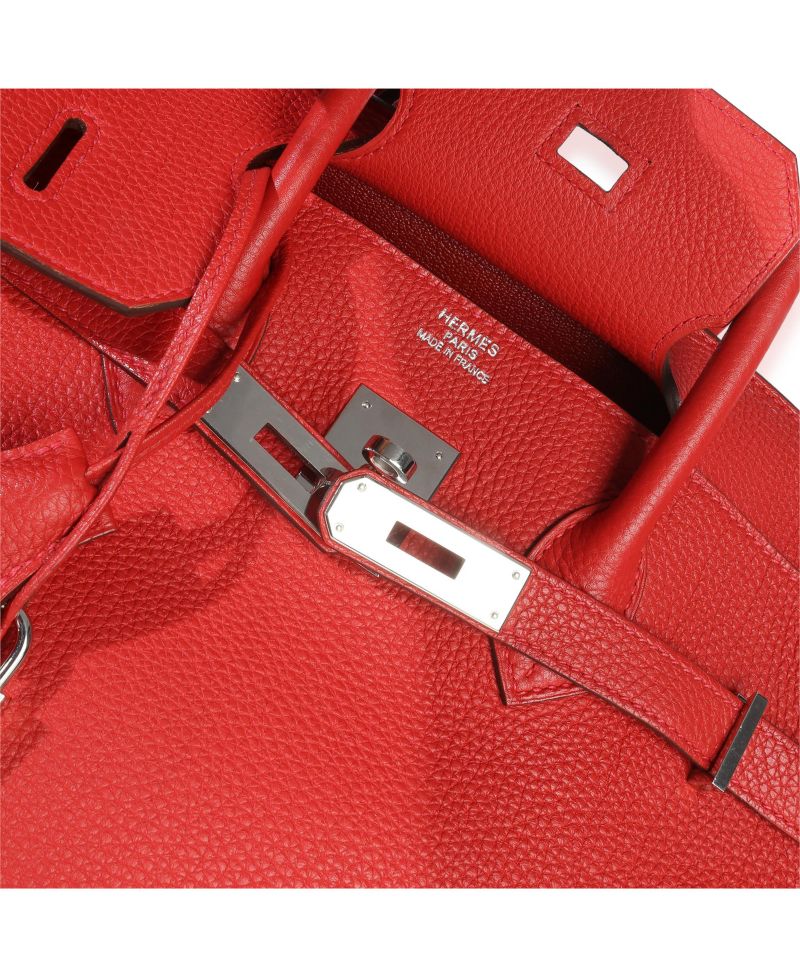 Rouge Casaque Togo Birkin 35 PHW