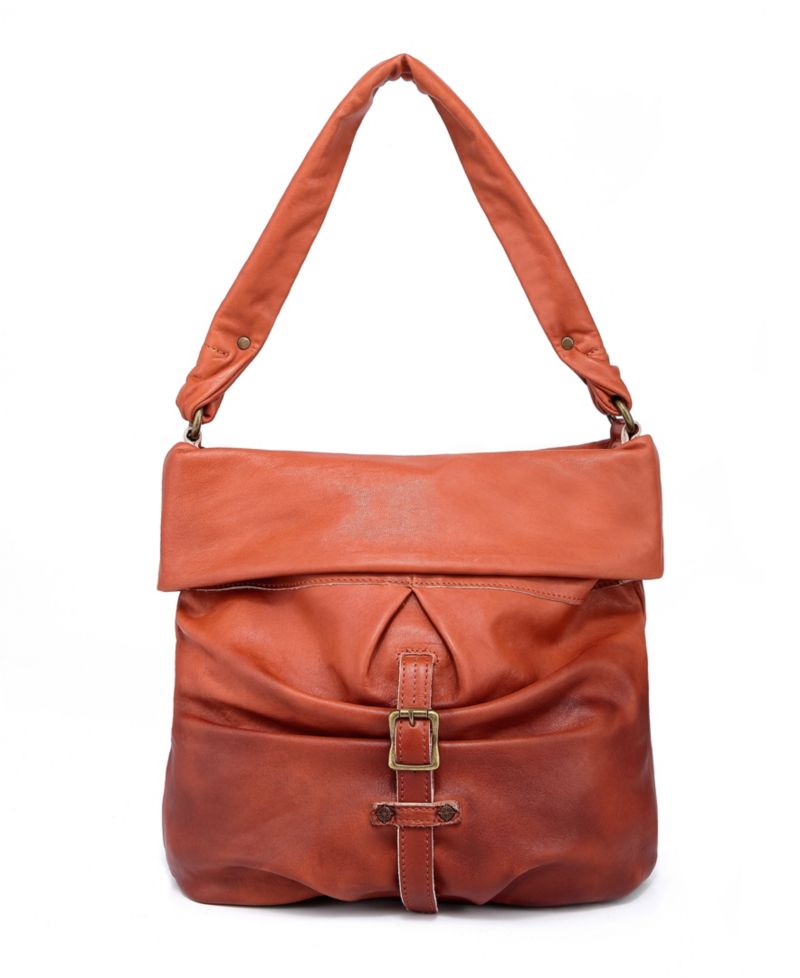 Sweet Lotus Leather Bucket Bag